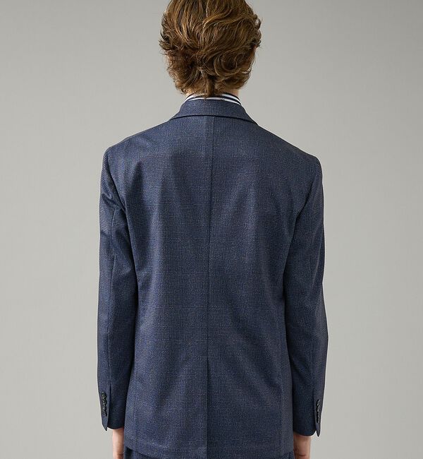 ABAHOUSE「【セットアップ対応】チェック柄 ライトポンチ ジャケット / FLEX JACK」|テーラードジャケット|