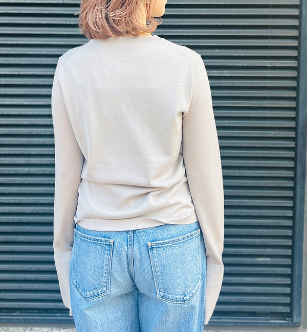 Rouge vif「スリーブスリット ニットプルオーバー」|ニット・セーター|