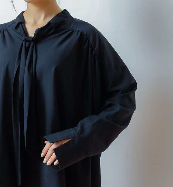 Rouge vif「前後 ２WAYギャザーボウタイブラウス」|シャツ・ブラウス|