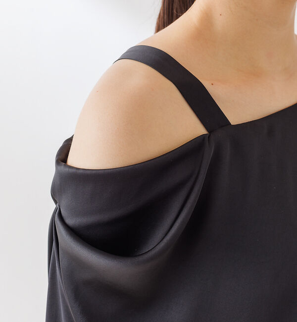 Rouge vif「とろみアシンメトリー2WAYオフショルブラウス」|シャツ・ブラウス|