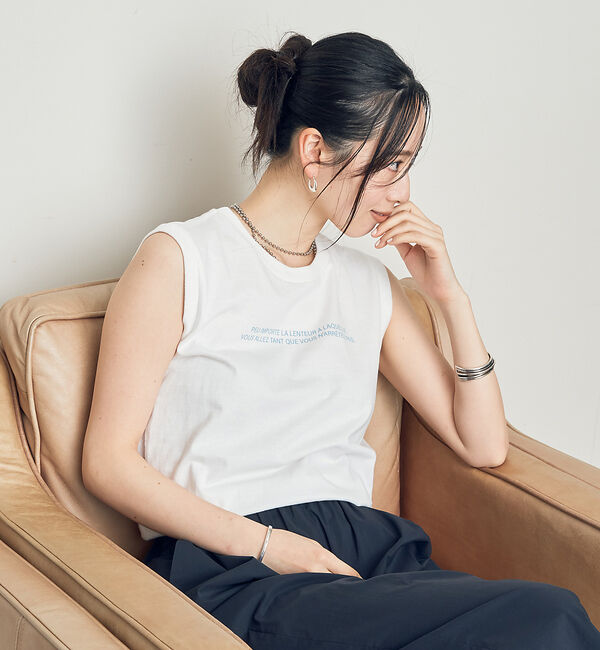 Rouge vif「バックバーティカルロゴタンクトップ」|Tシャツ・カットソー|