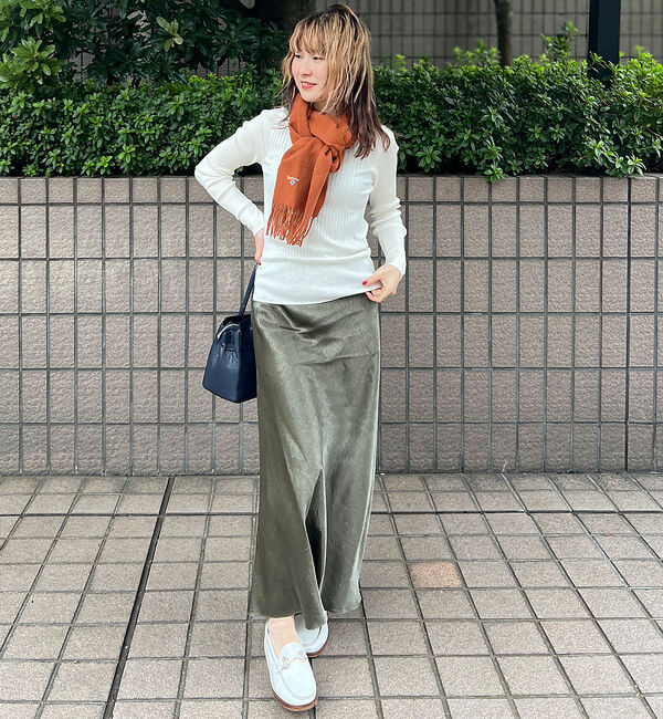 Rouge vif「【追加2】【AULENTTI/オウレンティ】レザーベルト付ミディトートバッグ」|ショルダー・メッセンジャー|