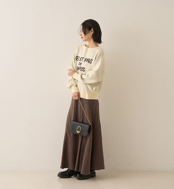 Rouge vif「【2025新色登場】ジャガードロゴニット」|ニット・セーター|