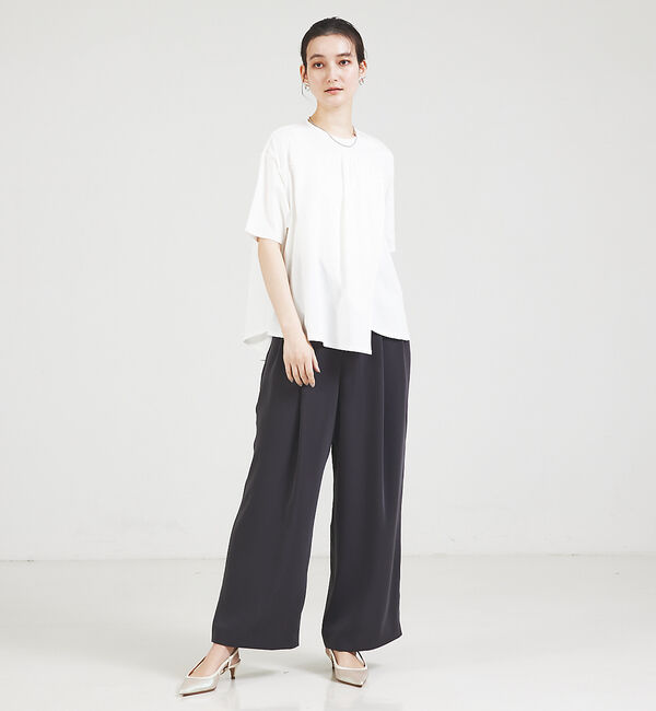 qualite「【セットアップ対応】2タックストレートパンツ」|その他|