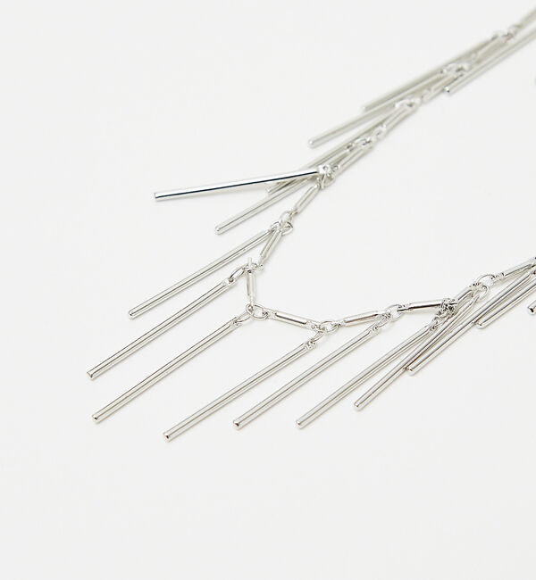 qualite「フリンジチェーンネックレス」|ネックレス|