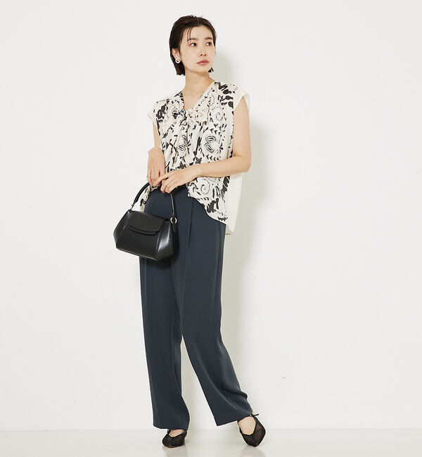 qualite「トルコサテンストレートパンツ」|その他|