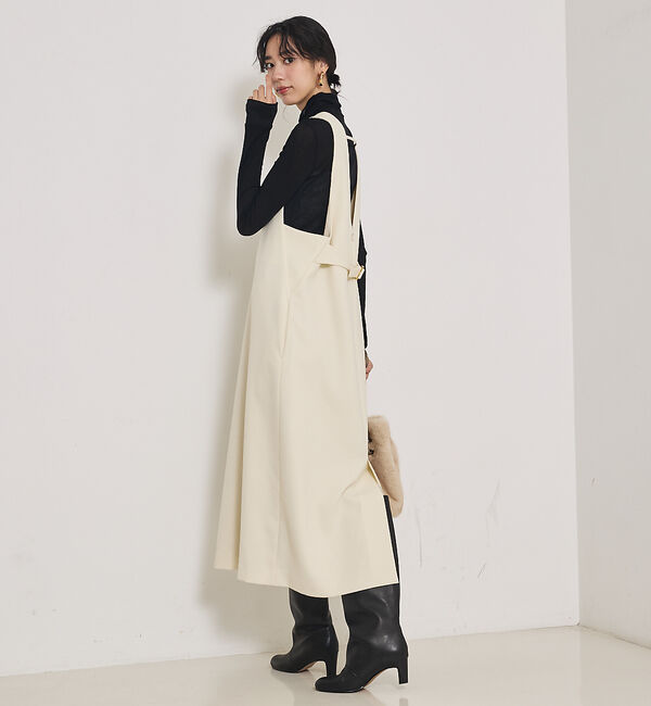 qualite「【オールシーズン大活躍】ナローロングワンピース」|ワンピース|