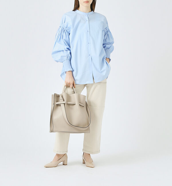 LOWELL things「【TVドラマ使用商品】Swell/2WAYギャザーオープントートBAG L」|トートバッグ|