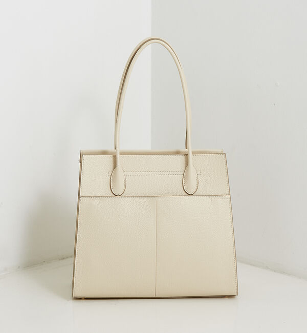 LOWELL things「【VERY掲載】Cuddly/レザーオープントート(L) 24SS」|トートバッグ|