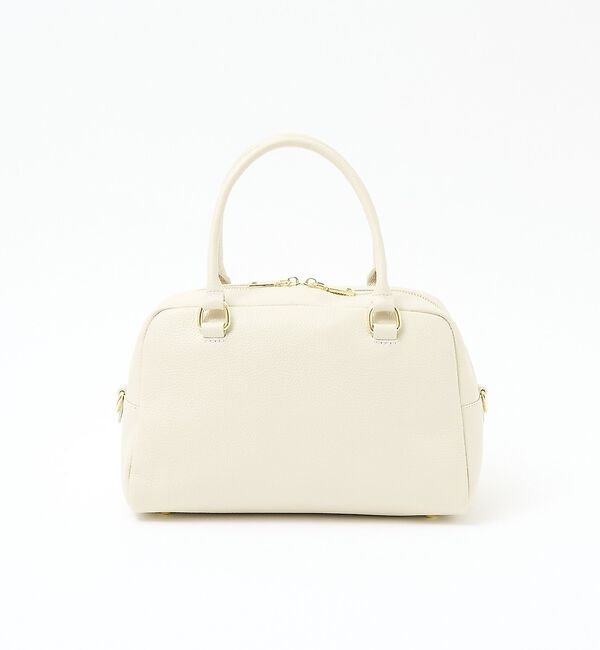 LOWELL things「【新色追加】SOEUR/レザーボストンバッグ」|ボストンバッグ|アイボリー