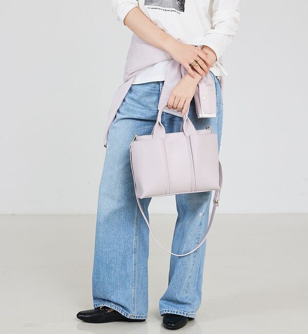 LOWELL things「Ordi/ダブルポケット2WAYトートM」|ショルダー・メッセンジャー|