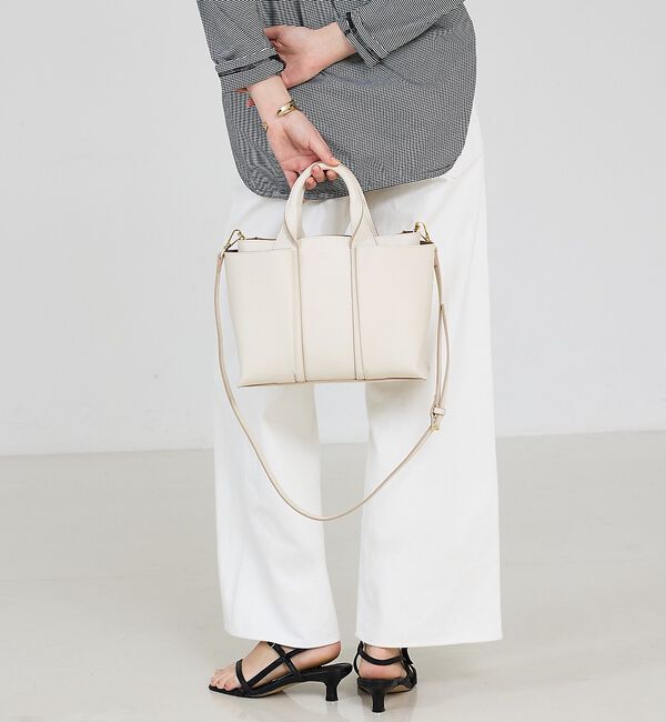 LOWELL things「Ordi/ダブルポケット2WAYトートM」|ショルダー・メッセンジャー|