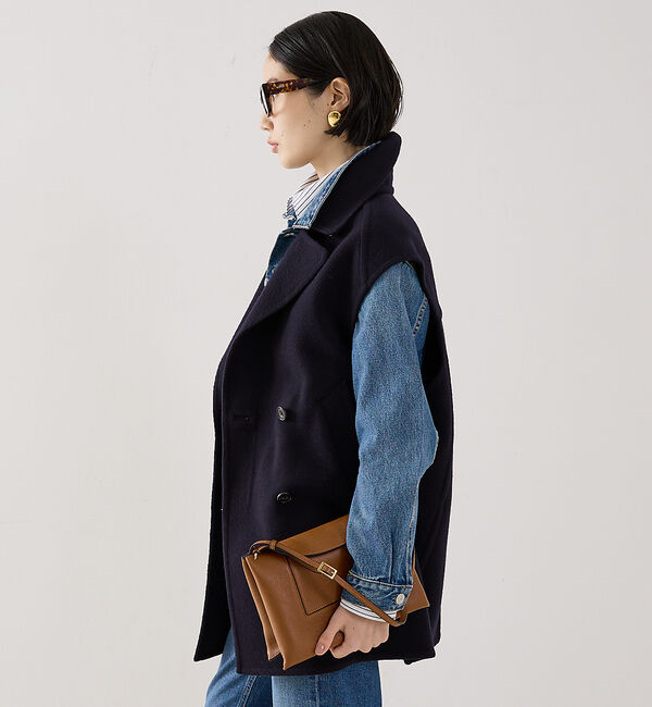 The Store by C' 「【COCUCA】リバーPコートベスト」|ピーコート|