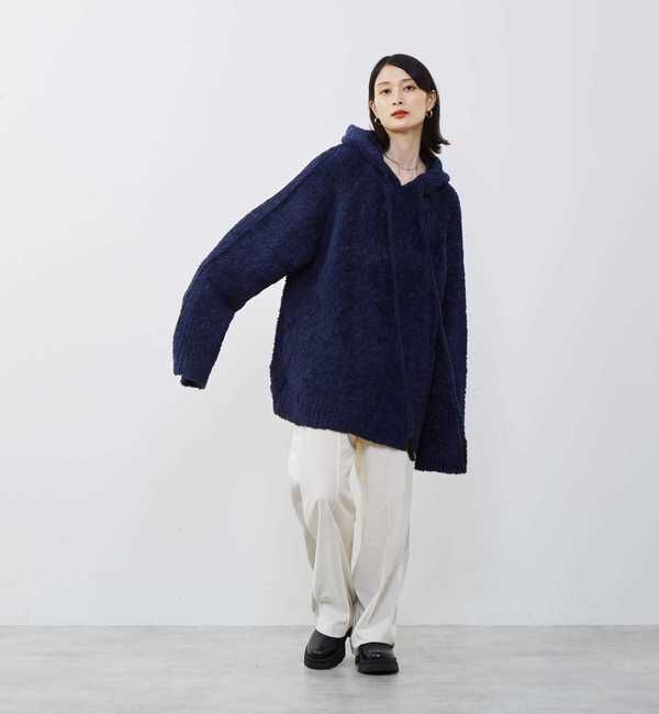 Soffitto「【Soffitto x KojiKojiコラボ】もこもこフーディ」|ニット・セーター|