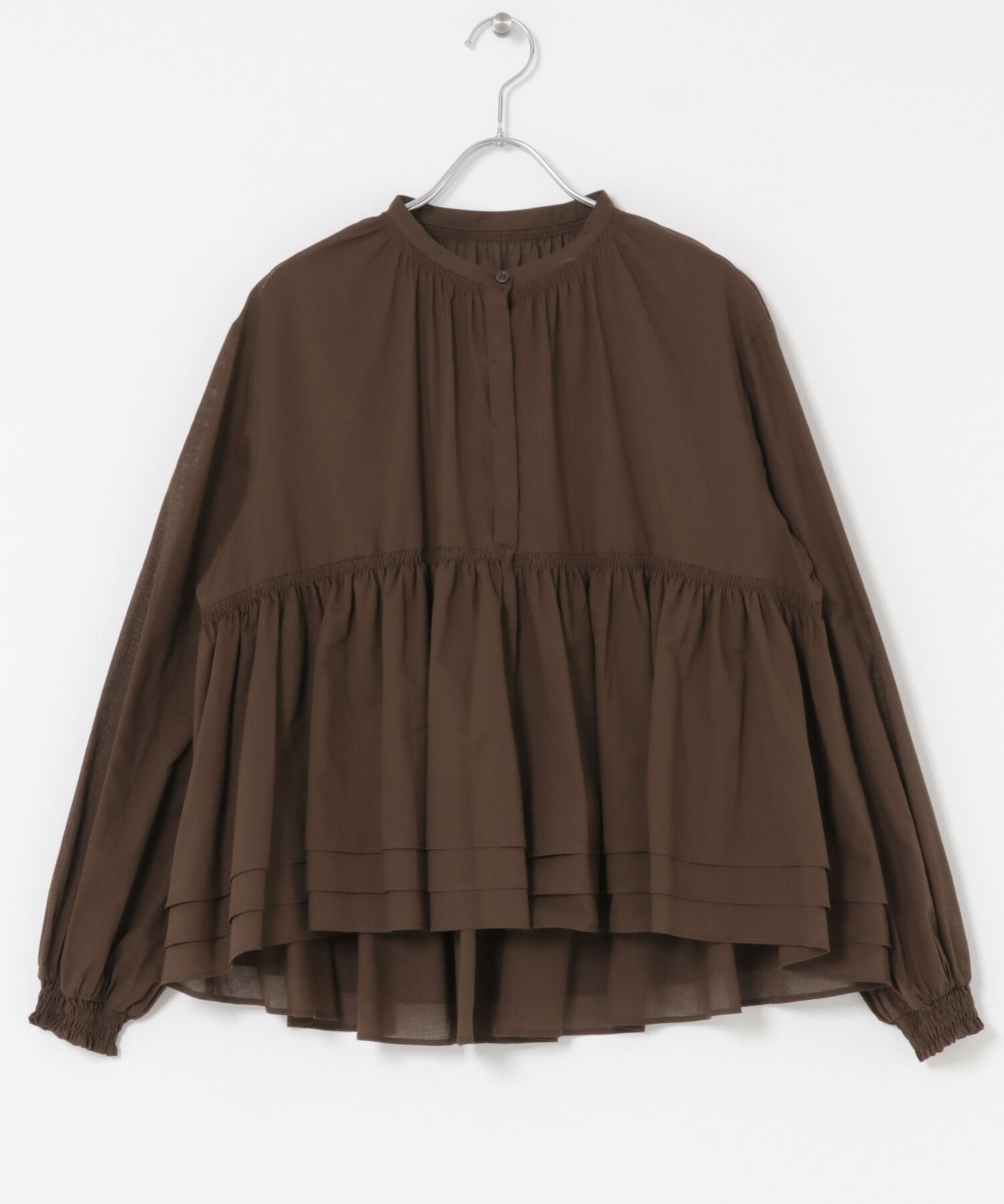 URBAN RESEARCH ROSSO「F by ROSSO　コットンボイルティアードブラウス」|Tシャツ・カットソー|