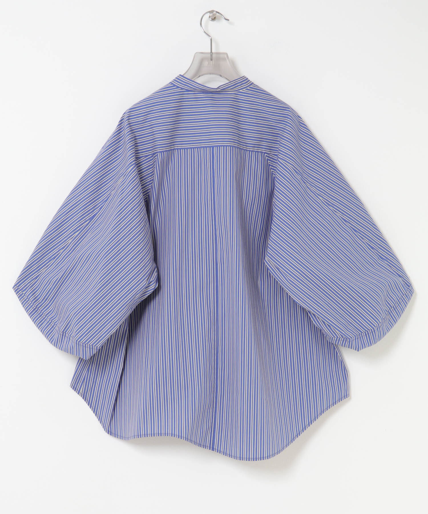 URBAN RESEARCH「イレギュラーヘムスタンドカラー7分袖ブラウス」|シャツ・ブラウス|