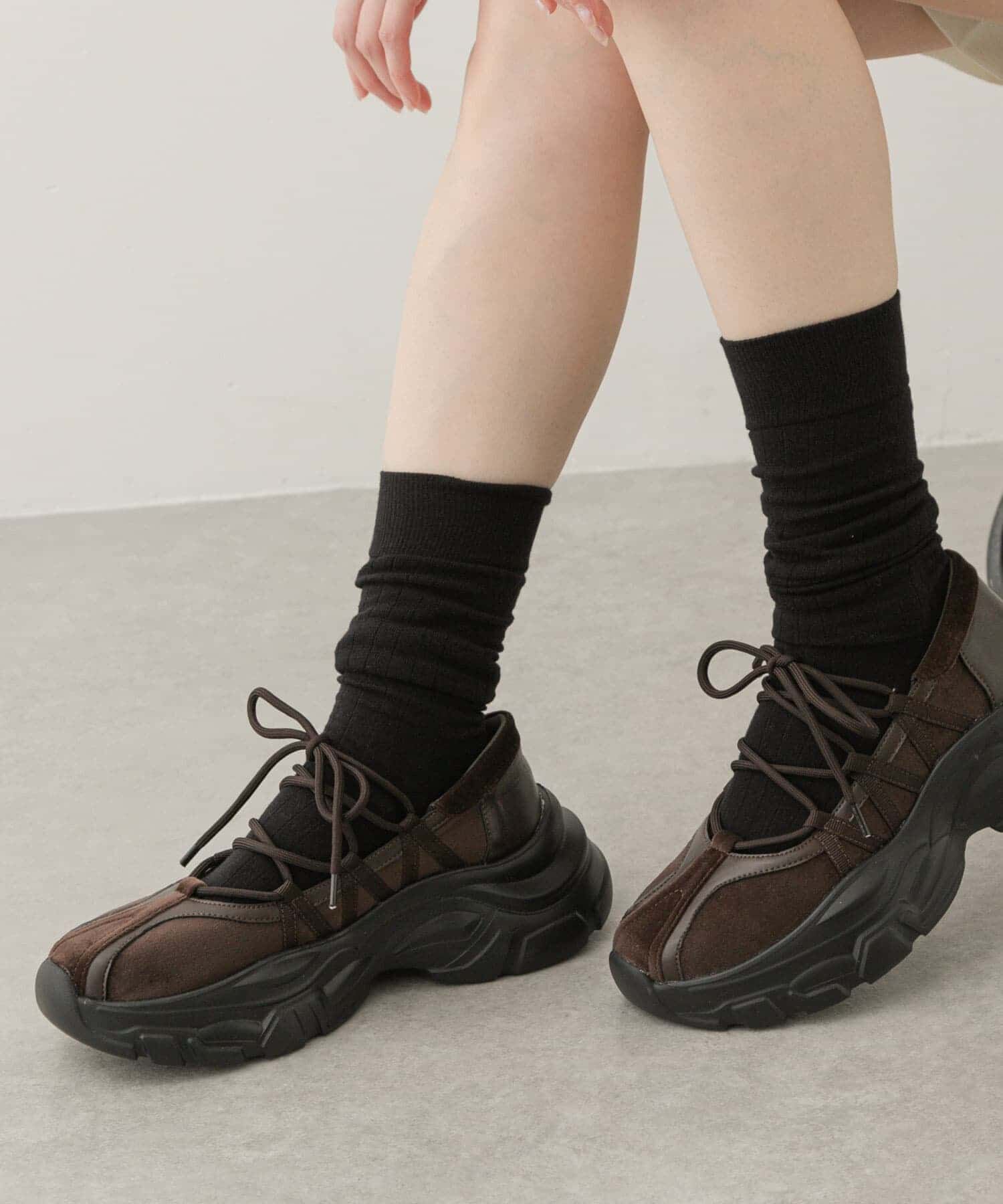 SENSE OF PLACE by URBAN RESEARCH「レースアップバレエスニーカー」|スニーカー|