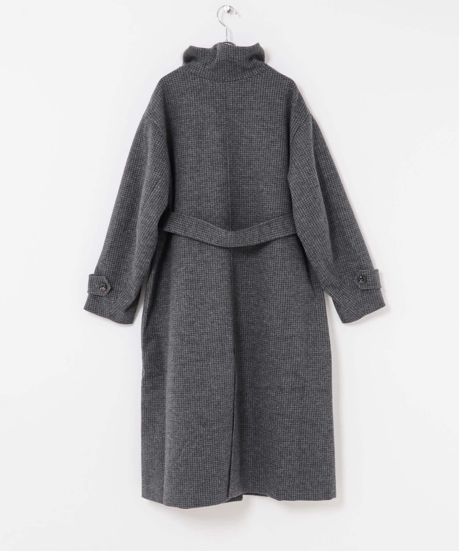 SENSE OF PLACE by URBAN RESEARCH「スタンドカラーロングコート」|ノーカラーコート|