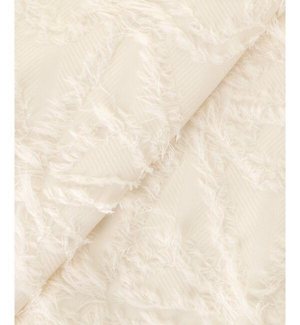  「《WEB限定アイテム》ジャガードクルーネックブラウス」|シャツ・ブラウス|