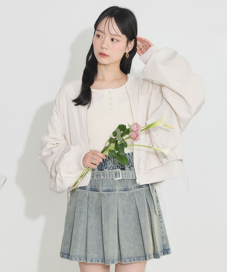 earth music&ecology「リバーシブルMA-1」|ブルゾン・スタジャン|