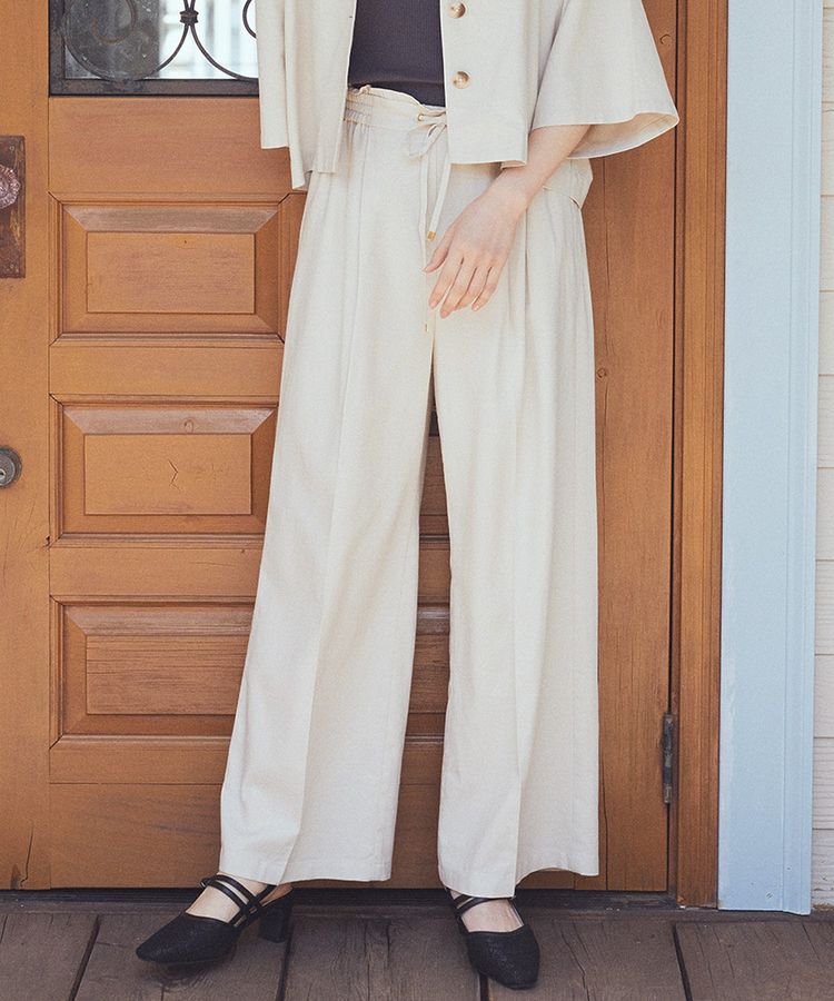 earth music&ecology「リラックスイージーパンツ / リネン混」|その他|