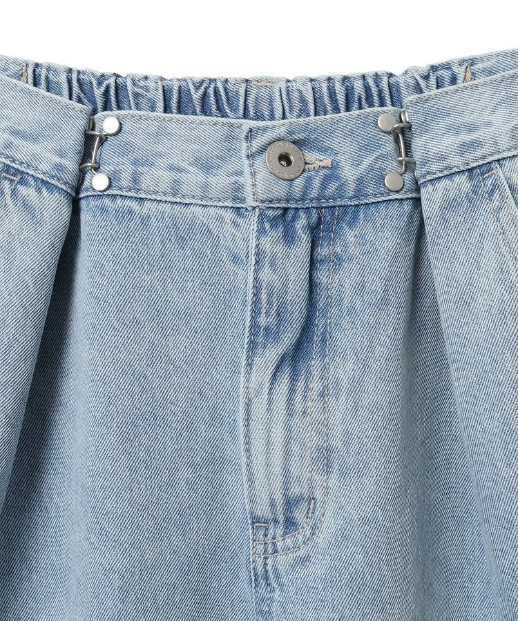 earth music&ecology「タックホックデニムパンツ」|デニム|