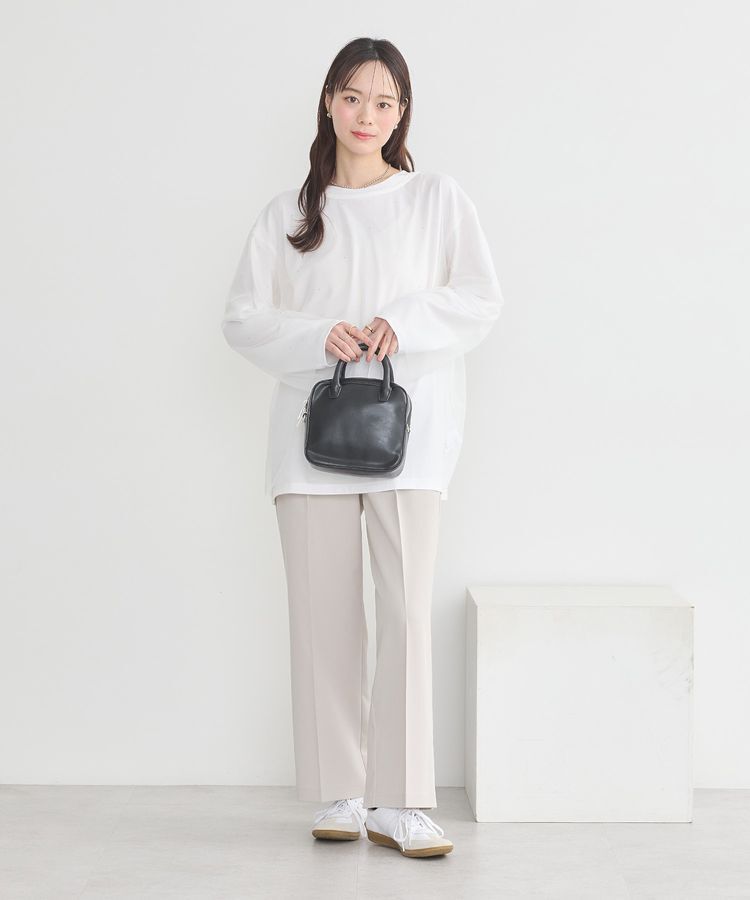 earth music&ecology「ラインストーンチュールドッキングプルオーバー」|Tシャツ・カットソー|