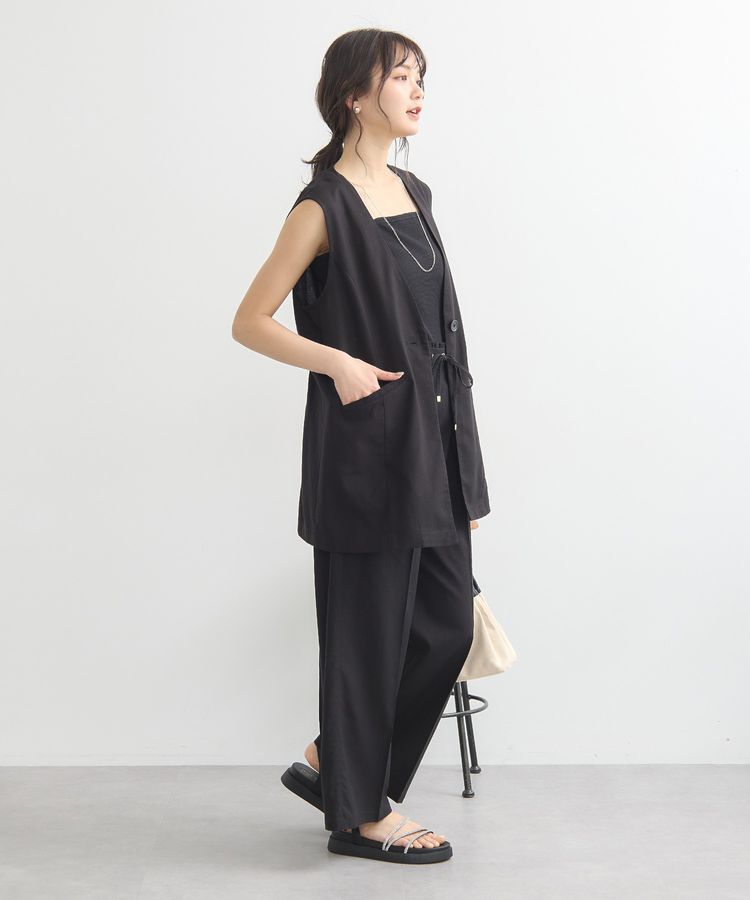 earth music&ecology「リラックスジレ / リネン混」|ベスト・ジレ|