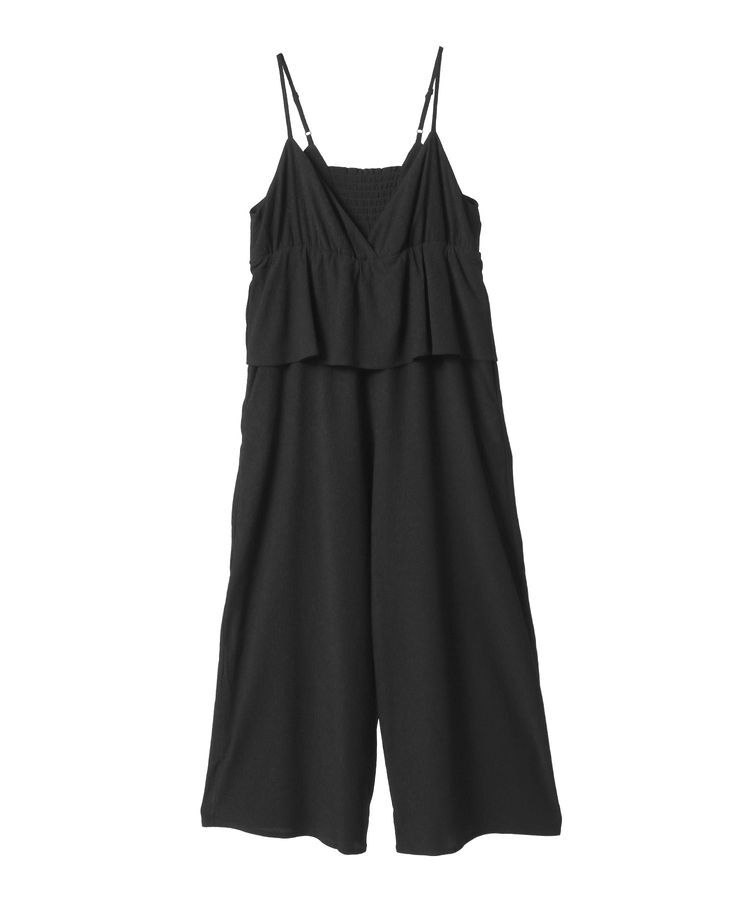 earth music&ecology「ペプラムロンパース」|オールインワン|