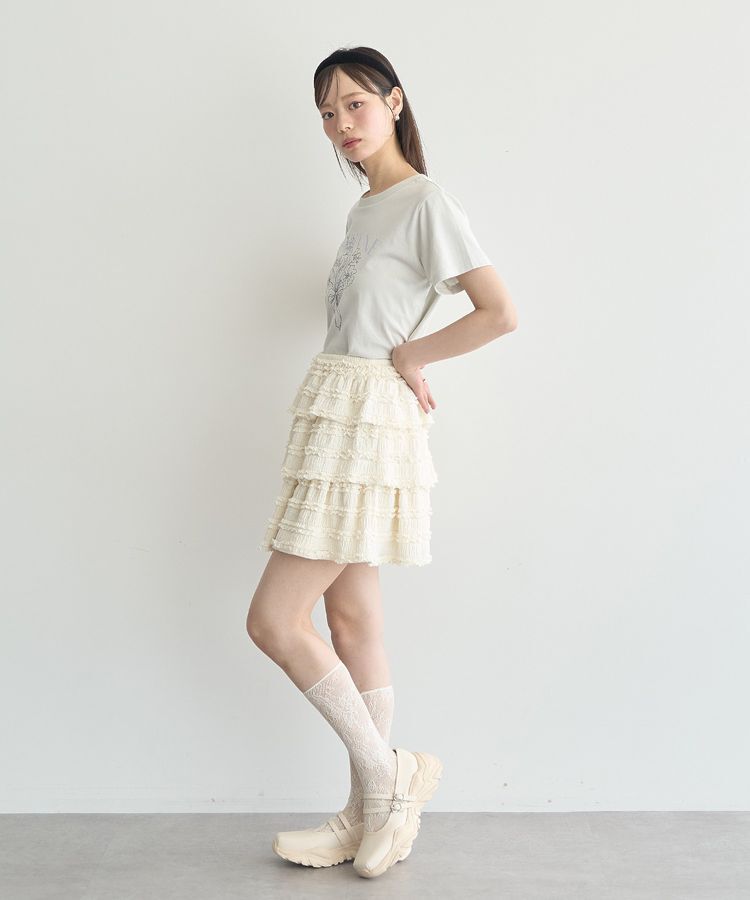 earth music&ecology「アソートロマンティックグラフィックT」|Tシャツ・カットソー|