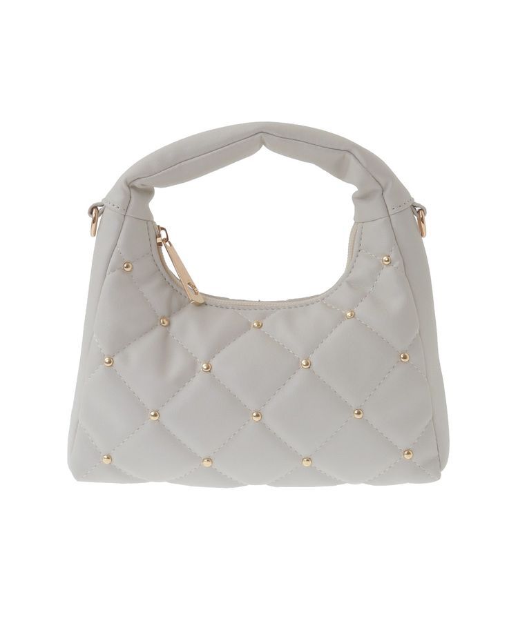 earth music&ecology「スタッズキルトバッグ」|ハンドバッグ|