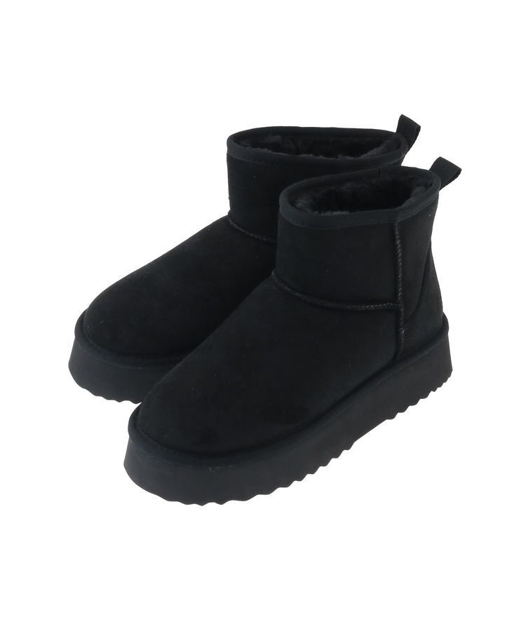 earth music&ecology「ORiental TRaffic ムートンタッチブーツ」|ショートブーツ|