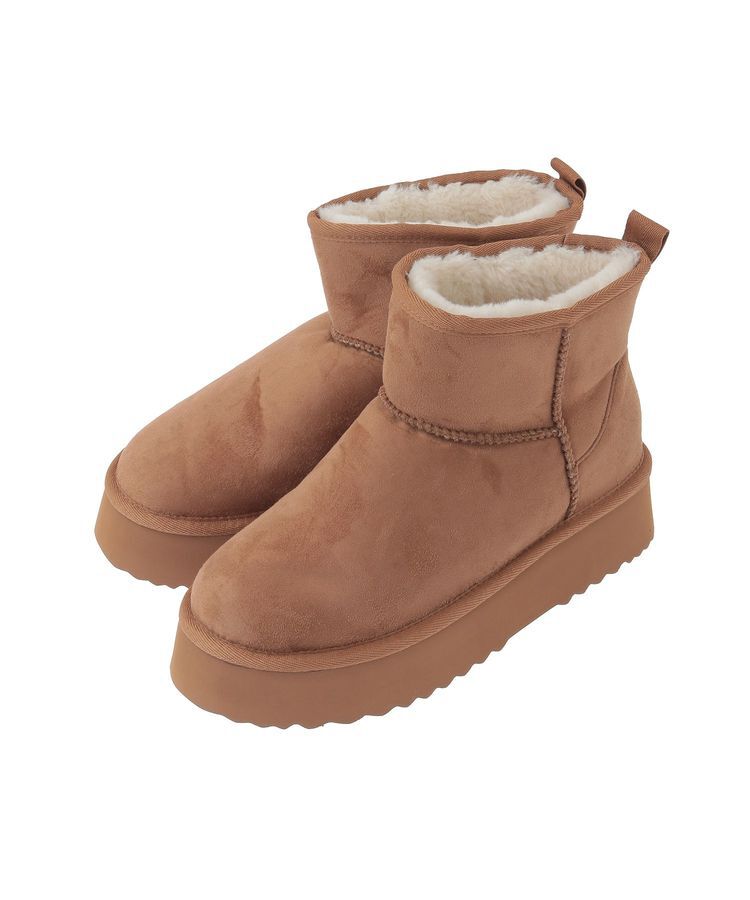 earth music&ecology「ORiental TRaffic ムートンタッチブーツ」|ショートブーツ|