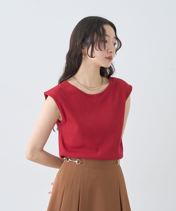 earth music&ecology「前後2wayステッチリブタンクトップ」|キャミソール|