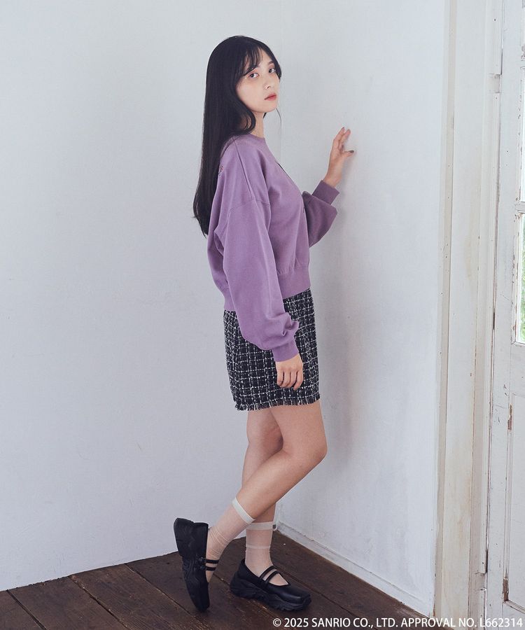 earth music&ecology「マイメロディ&クロミ/earth レトロアートスウェット」|スウェット・ジャージ|