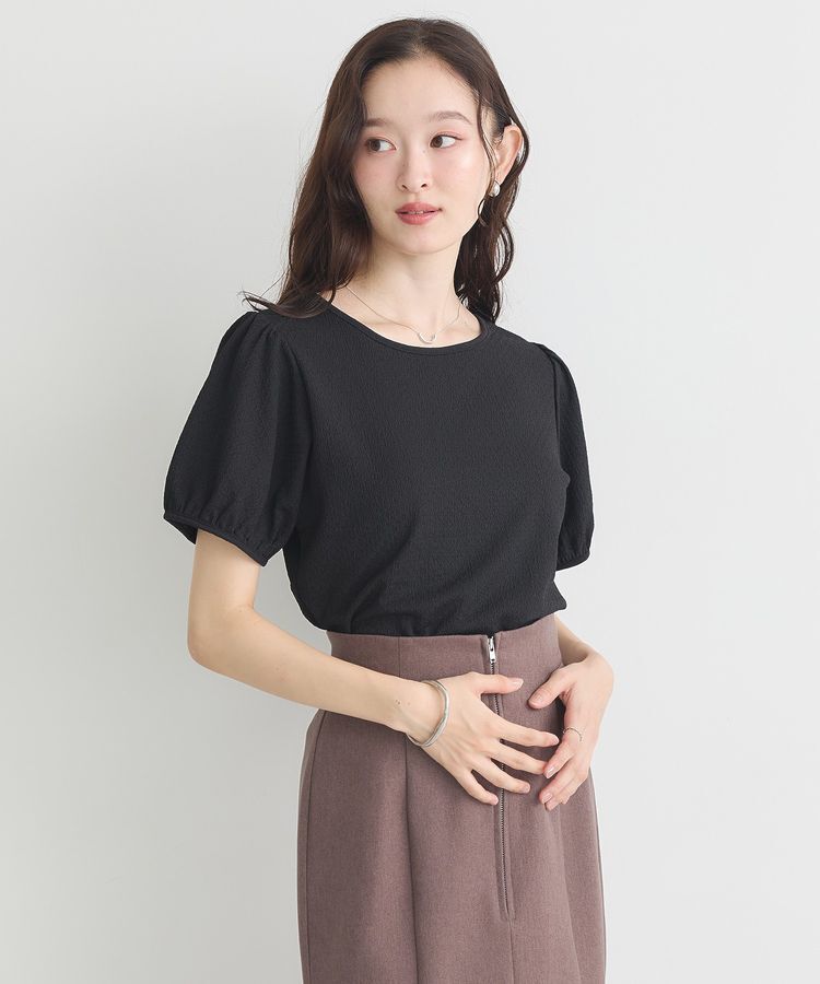 earth music&ecology「マルチウェイ配色リボンカットプルオーバー」|Tシャツ・カットソー|