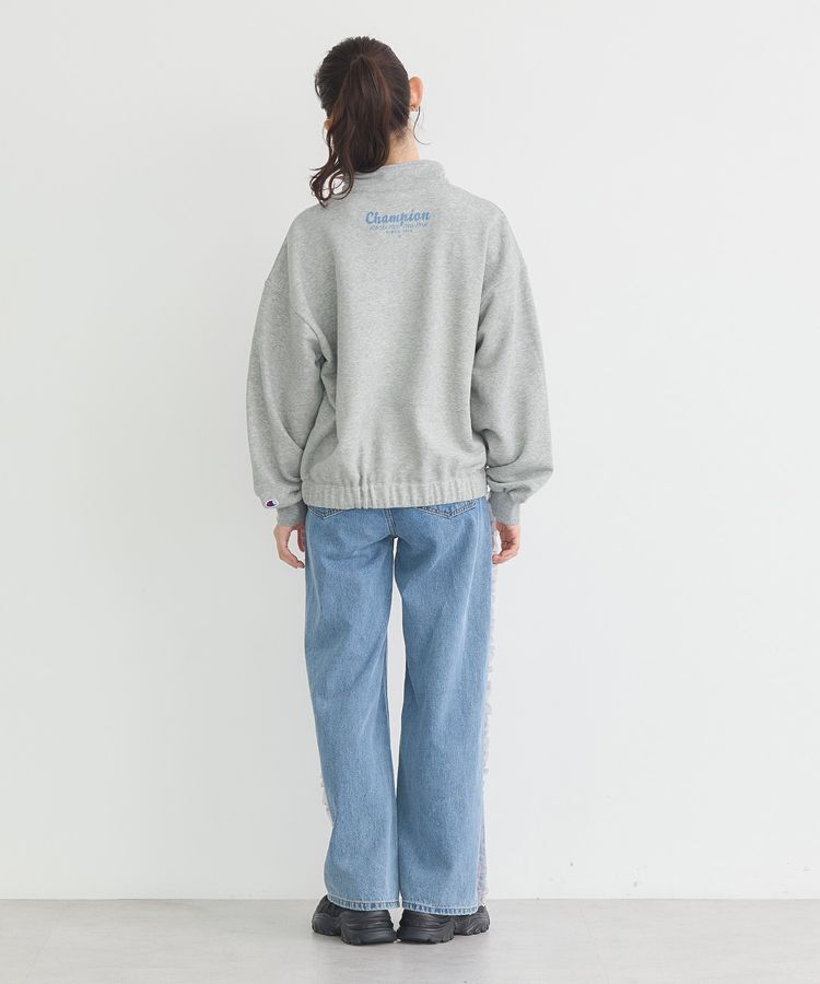 earth music&ecology「Champion&times;emaeハーフジップハートスウェット」|スウェット・ジャージ|