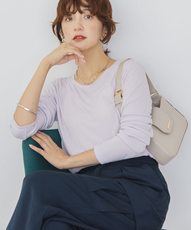 AMERICAN HOLIC「シアーリブプルオーバー」|Tシャツ・カットソー|