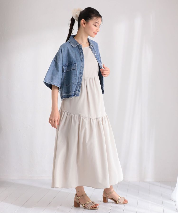 Green Parks「・ELENCARE DUE デニムショートシャツ」|シャツ・ブラウス|