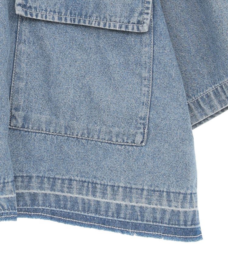 Green Parks「・ELENCARE DUE デニムショートシャツ」|シャツ・ブラウス|