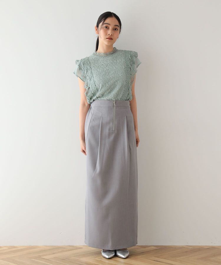 Green Parks「・Petit Fleur フレンチレーシーブラウス」|シャツ・ブラウス|