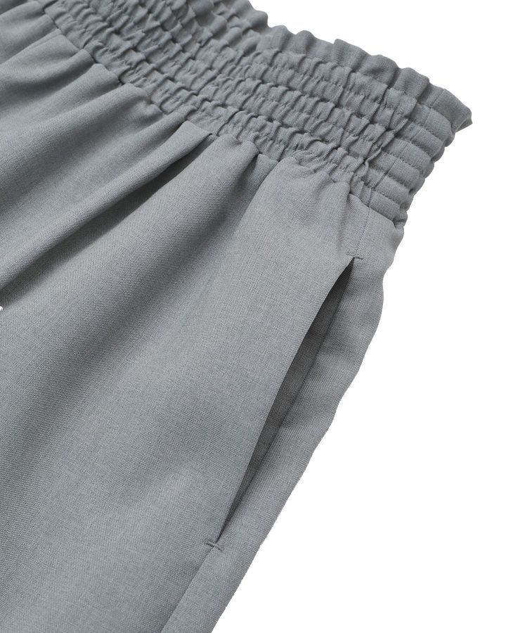 Green Parks「麻調ウエストギャザーフレアワイドパンツ」|その他|