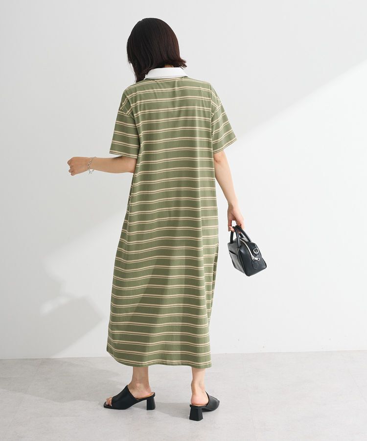 Green Parks「・SUGAR SPOON ボーダーポロワンピース」|ワンピース|