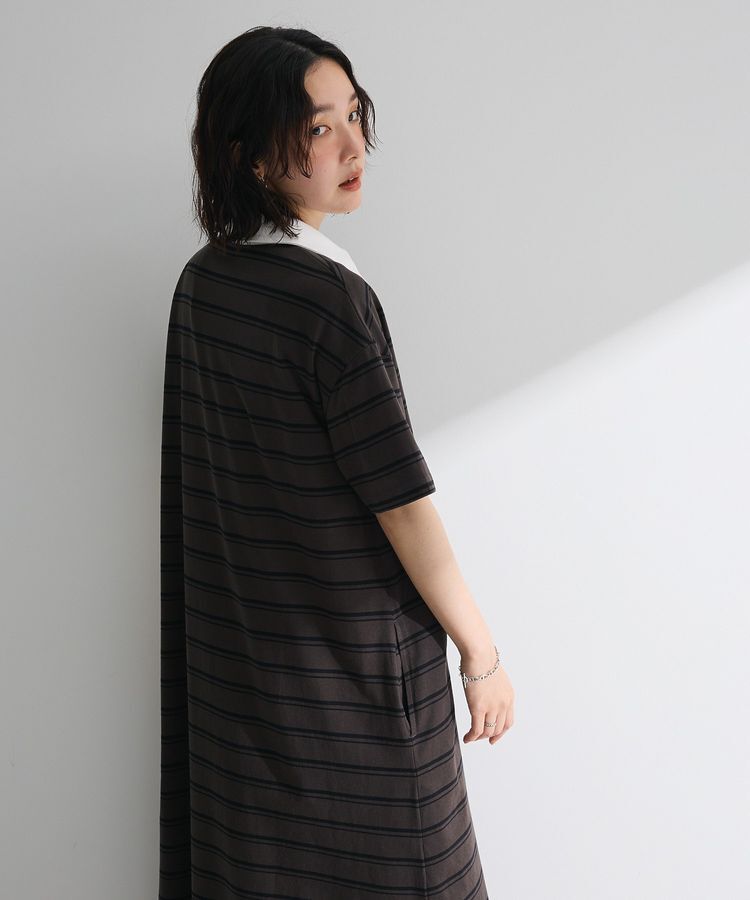 Green Parks「・SUGAR SPOON ボーダーポロワンピース」|ワンピース|