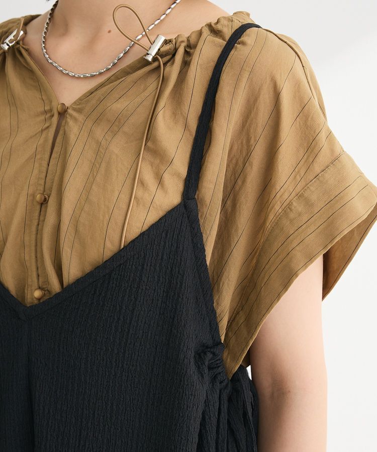 Green Parks「表面感脇リボンキャミワンピース」|ワンピース|