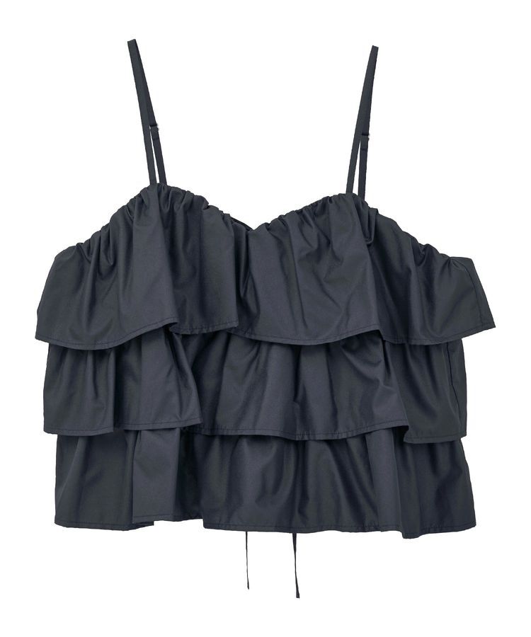 Green Parks「・SUGAR SPOON レザーライクティアードキャミ」|ベスト・ジレ|