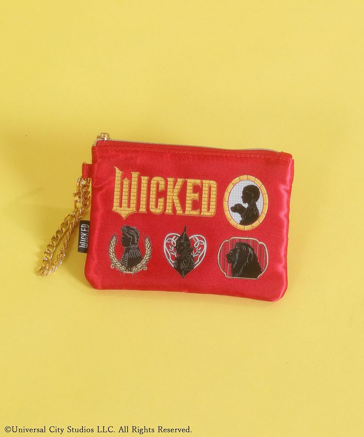 Green Parks「WICKED アートポーチチャーム」|ポーチ|Red
