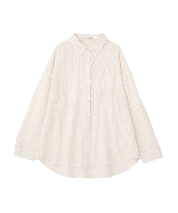 Green Parks「長袖レースシャツ」|シャツ・ブラウス|