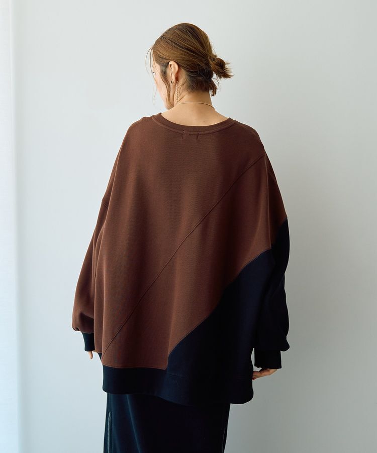 Editt by YECCA VECCA「アシメデザインプルオーバー」|スウェット・ジャージ|