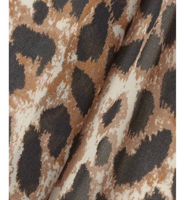 allureville「レオパードプリントボウブラウス」|シャツ・ブラウス|